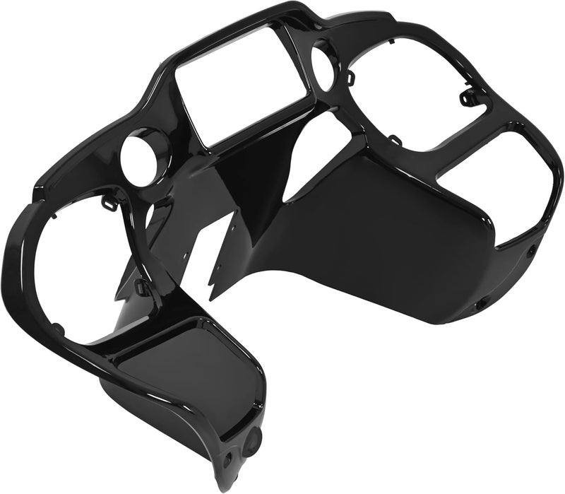 TEBEDI ABS Front Inner Fairing Compatible with 2015-2024 Harley Davidson Road Glide/CVO Road Glide Gloss Black Fairing - Image 1